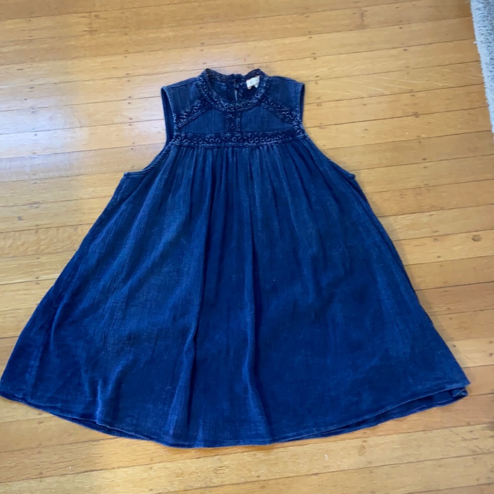 Anthropologie navy top